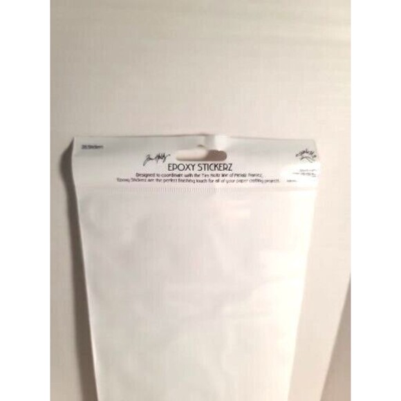 Tim Holtz Epoxy Stickerz  Numbers Junk Journal number stickers - Picture 6 of 6